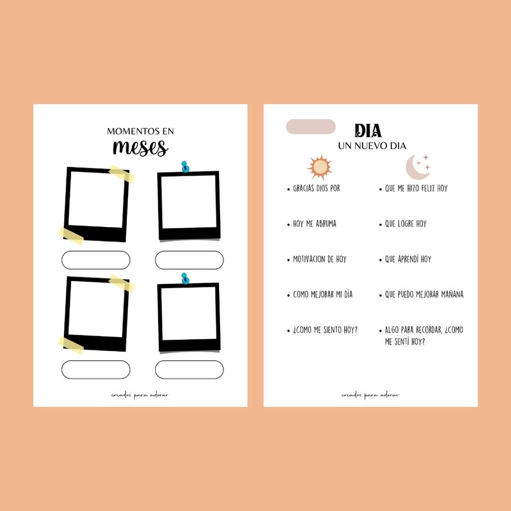 Libreta journal digital "Nuevas son cada mañana"
