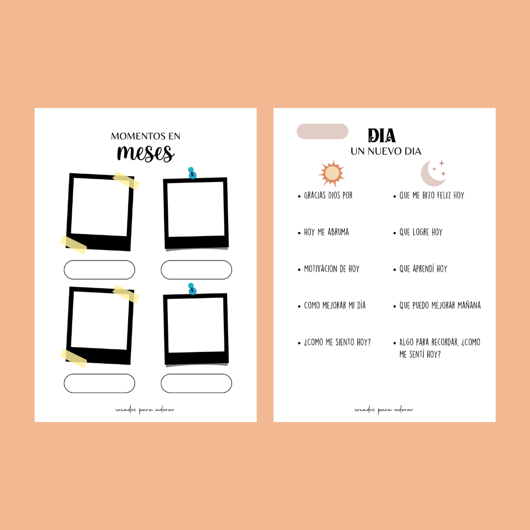 Libreta journal digital "Nuevas son cada mañana"