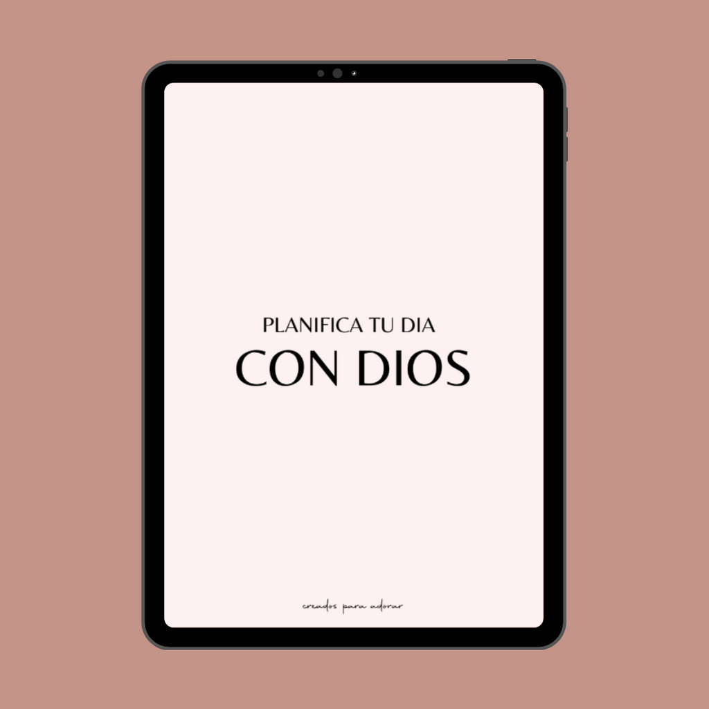 Planner diario con versiculo biblico